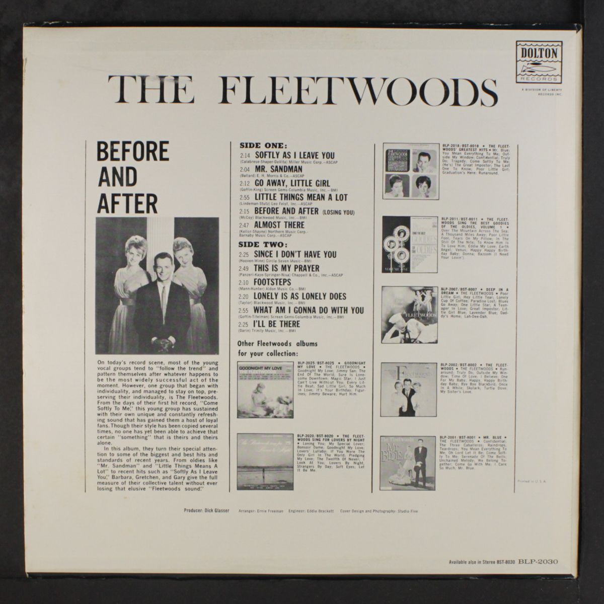 before and after by FLEETWOODS