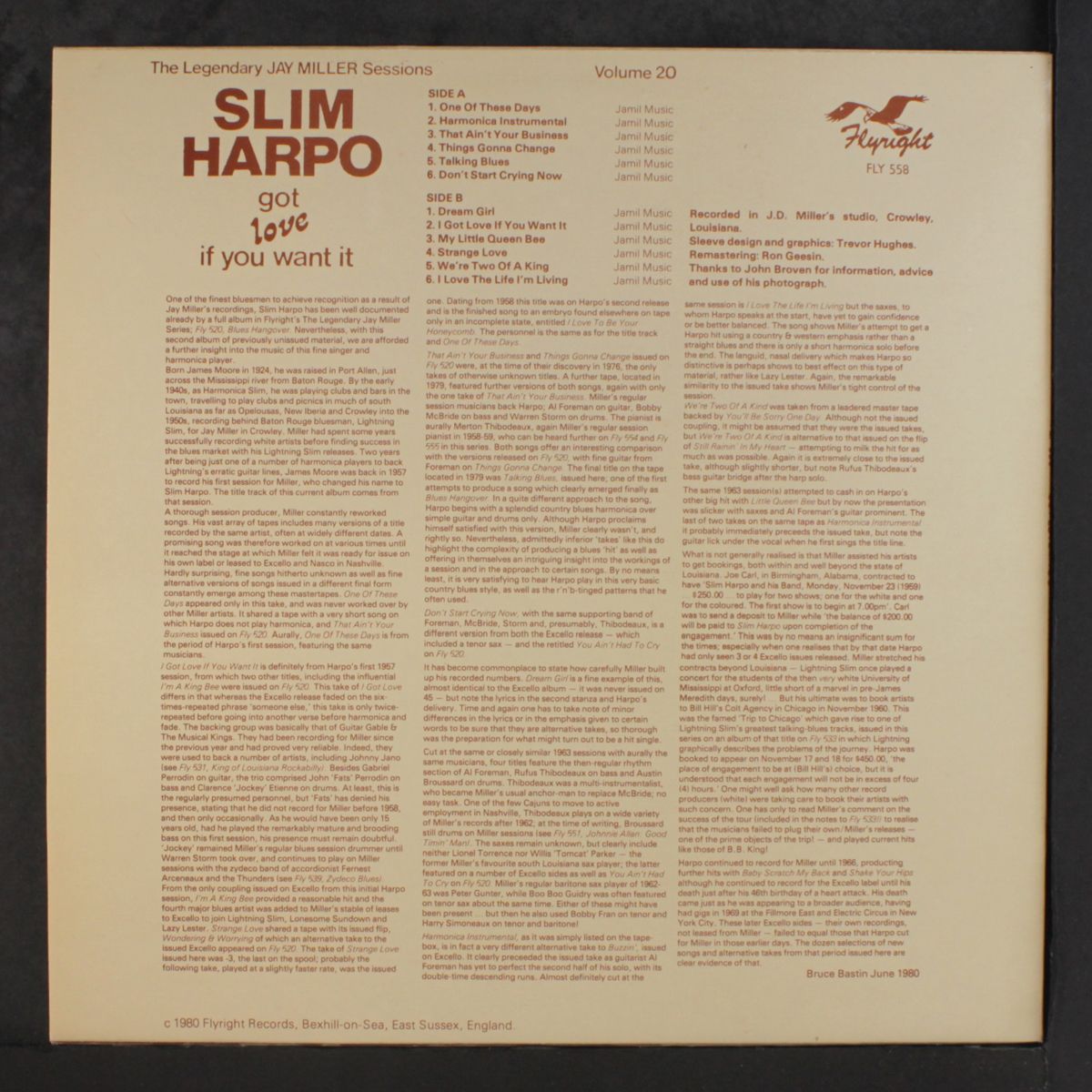 got love if you want it by SLIM HARPO