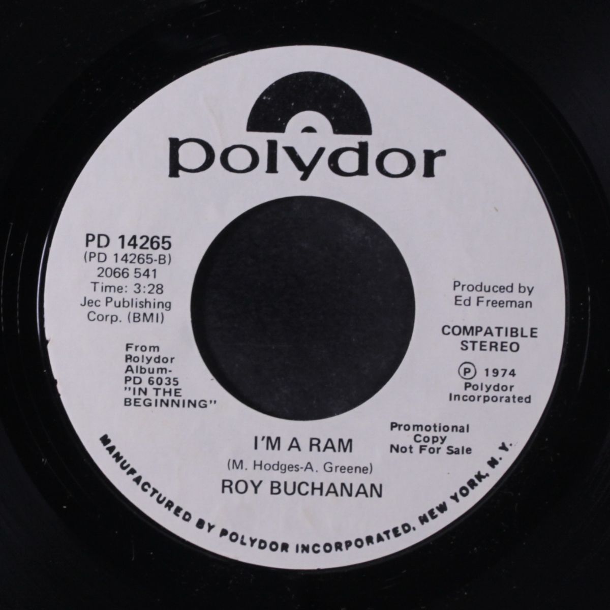 i'm a ram / rescue me by ROY BUCHANAN
