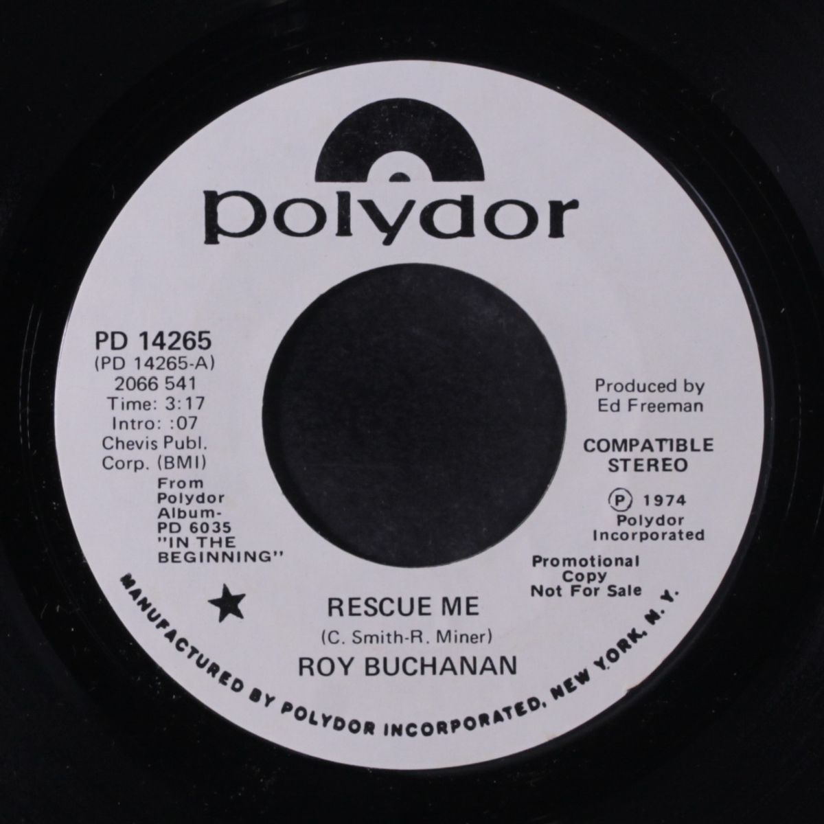 i'm a ram / rescue me by ROY BUCHANAN