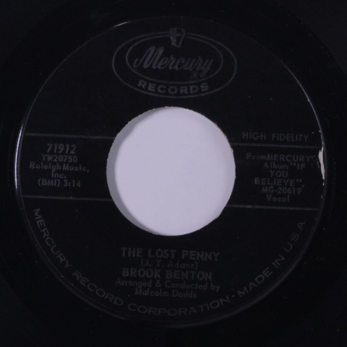 shadrack / the lost penny by BROOK BENTON