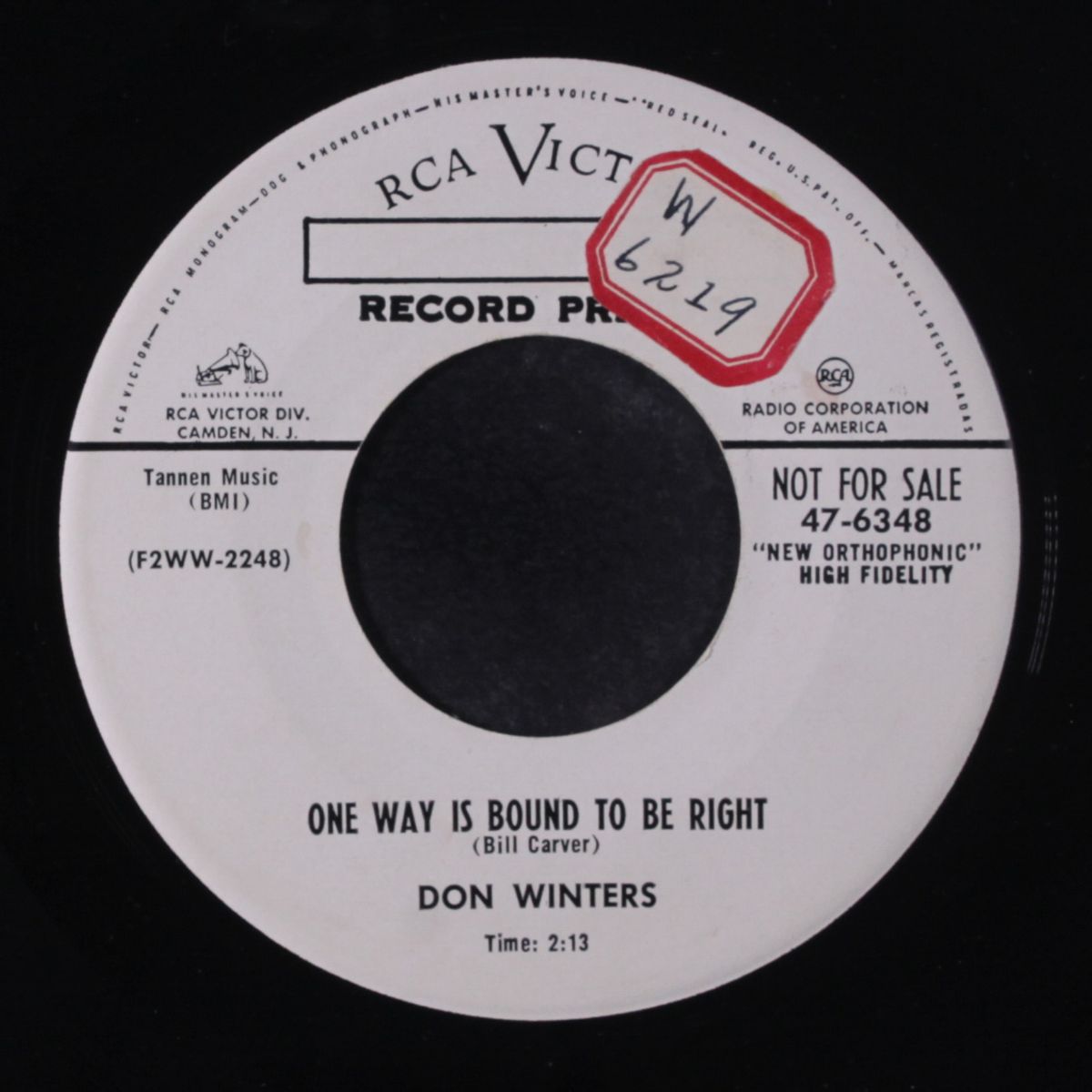 one way is bound to be right / i've been thinking it over by DON WINTERS