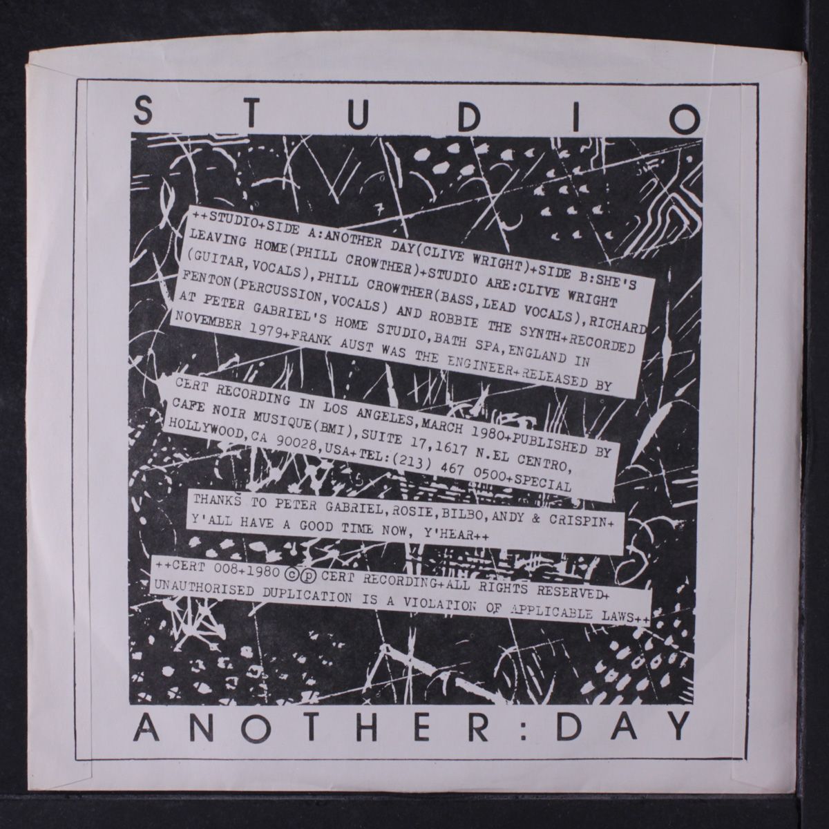 another day / she's leaving home by STUDIO