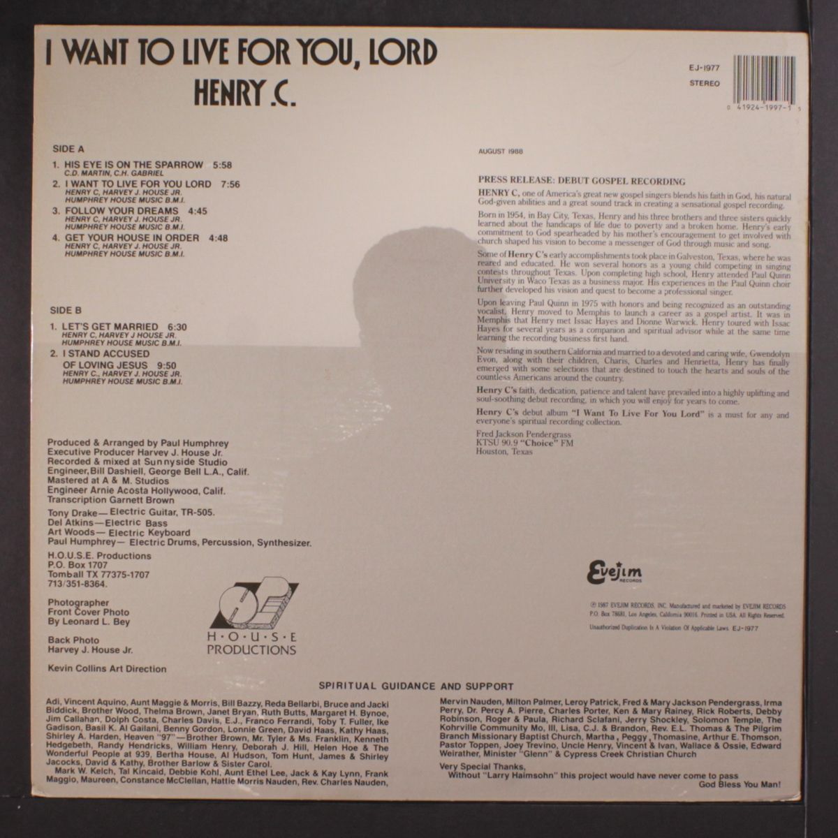 i want to live for you, lord by HENRY C.