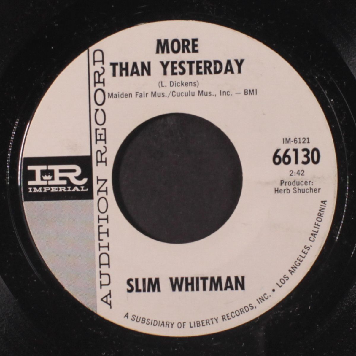 more than yesterday / la golondrina by SLIM WHITMAN