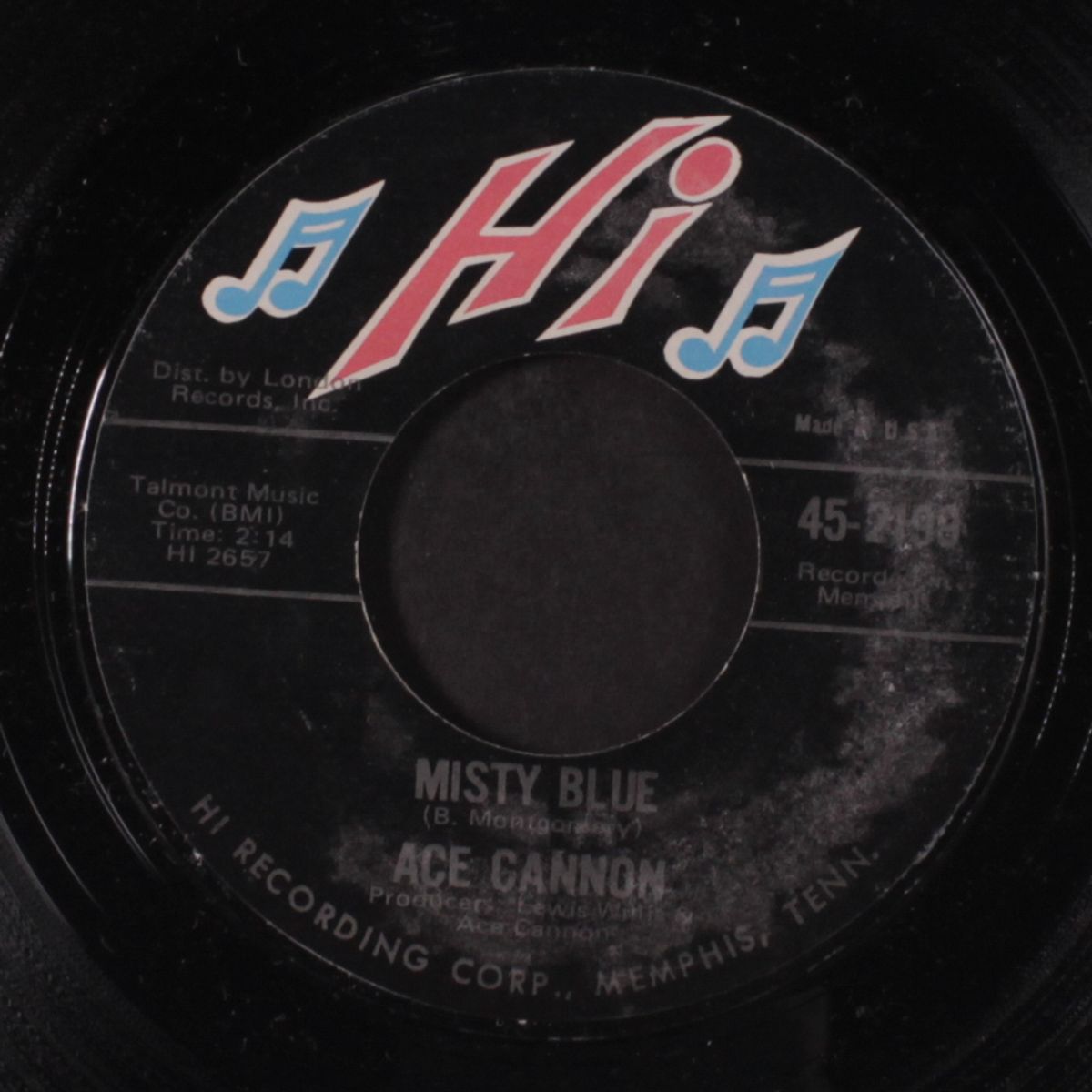 misty blue / easy loving by ACE CANNON