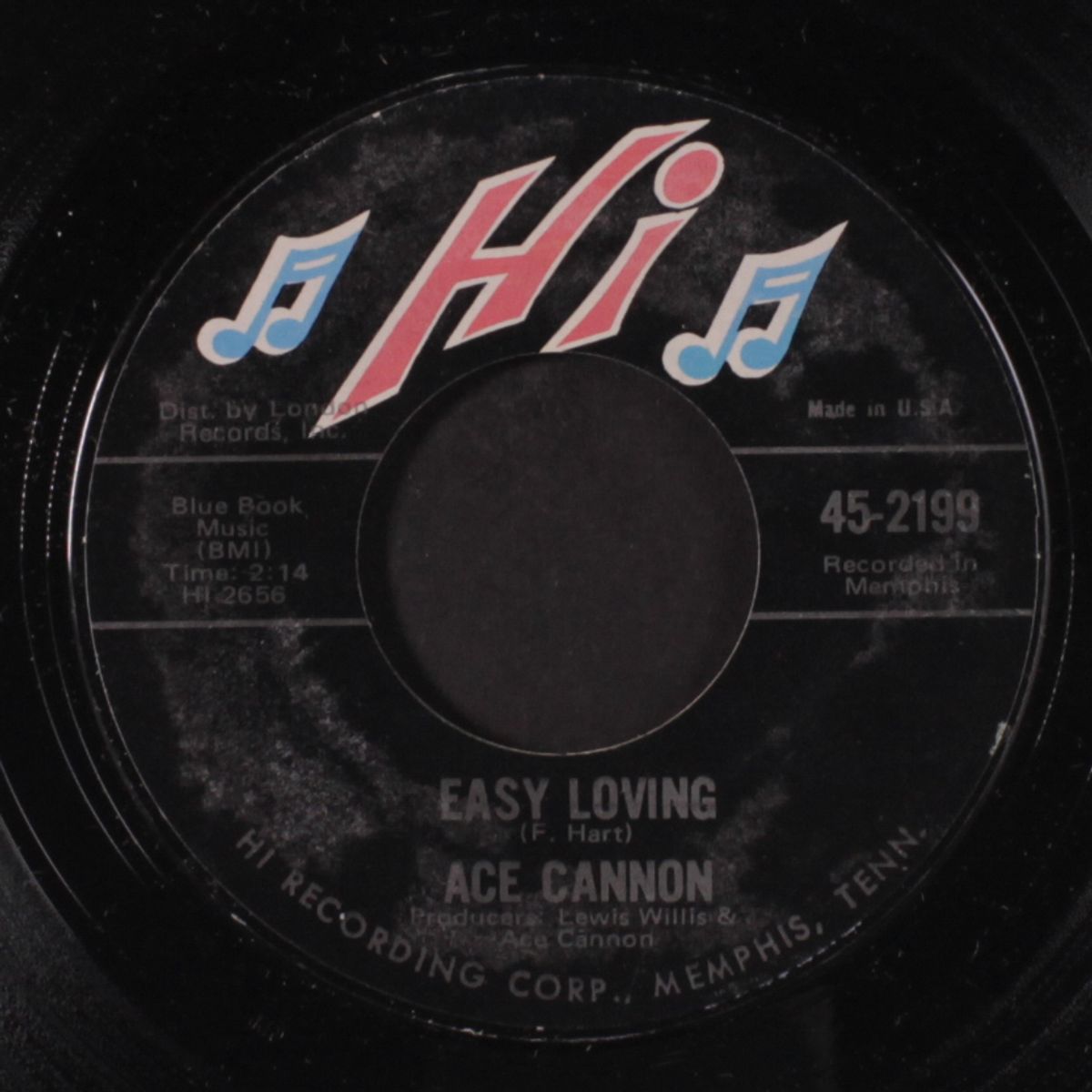 misty blue / easy loving by ACE CANNON