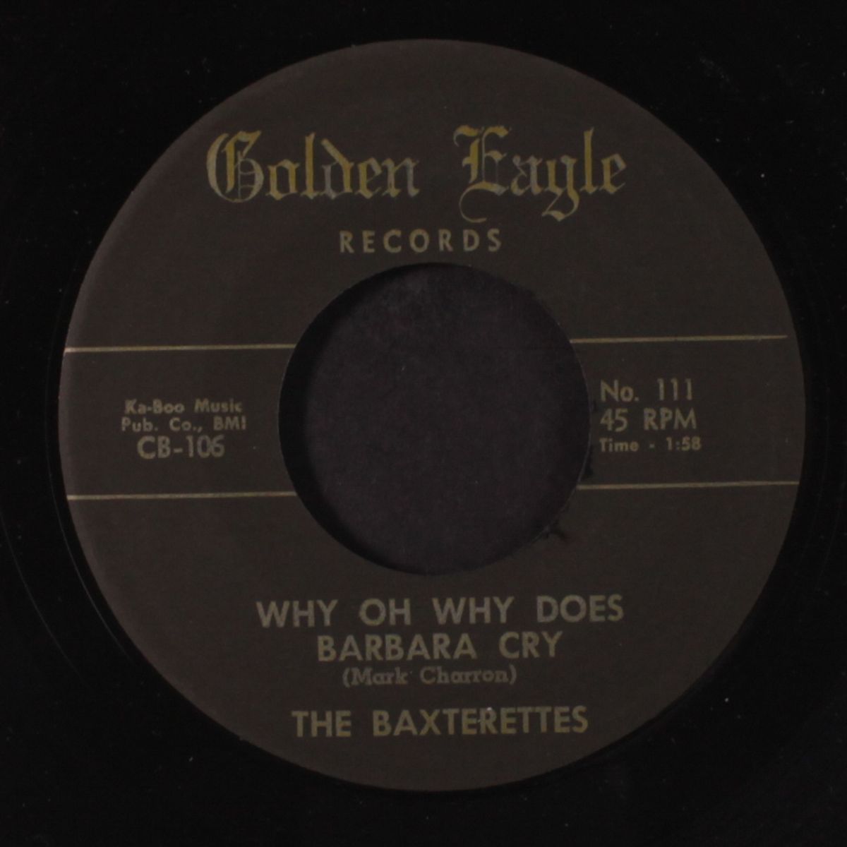 why oh why does barbara cry / island of paradise by BAXTERETTES