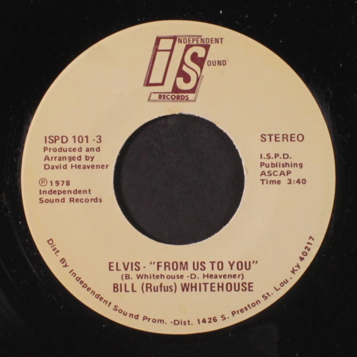 elvis, from us to you / two more days till christmas by BILL (RUFUS) WHITEHOUSE