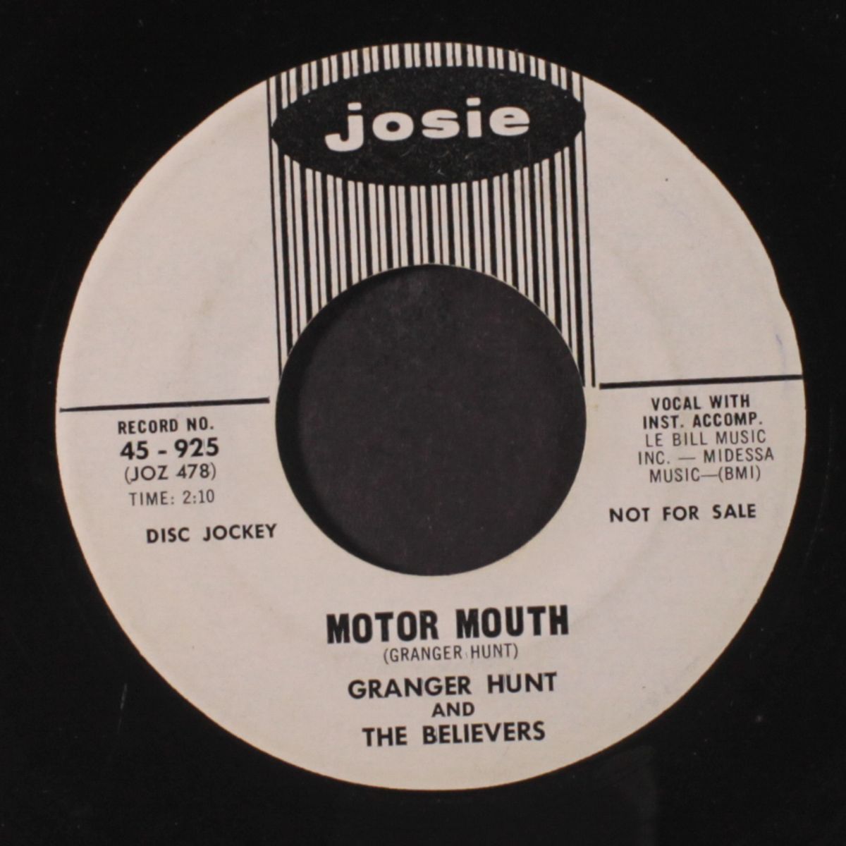 love wasn't real / motor mouth by GRANGER HUNT & BELIEVERS