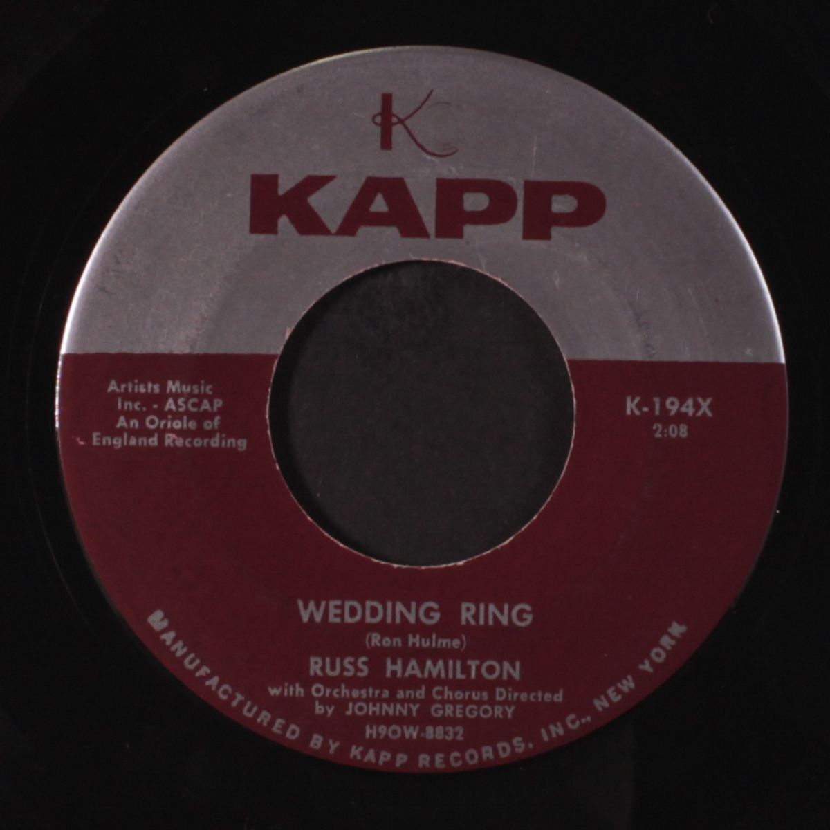 wedding ring by RUSS HAMILTON
