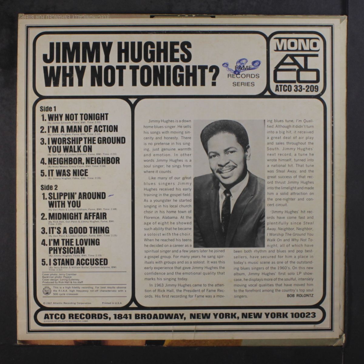 why not tonight? by JIMMY HUGHES