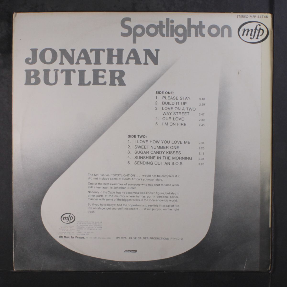 spotlight on jonathan butler by JONATHAN BUTLER