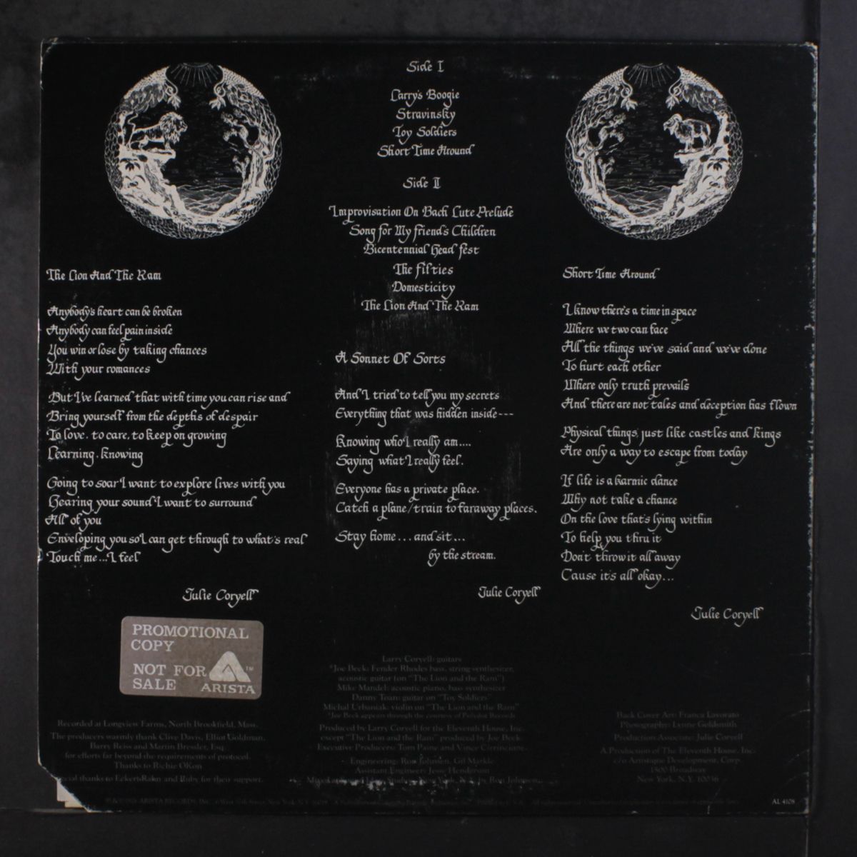 the lion and the ram by LARRY CORYELL