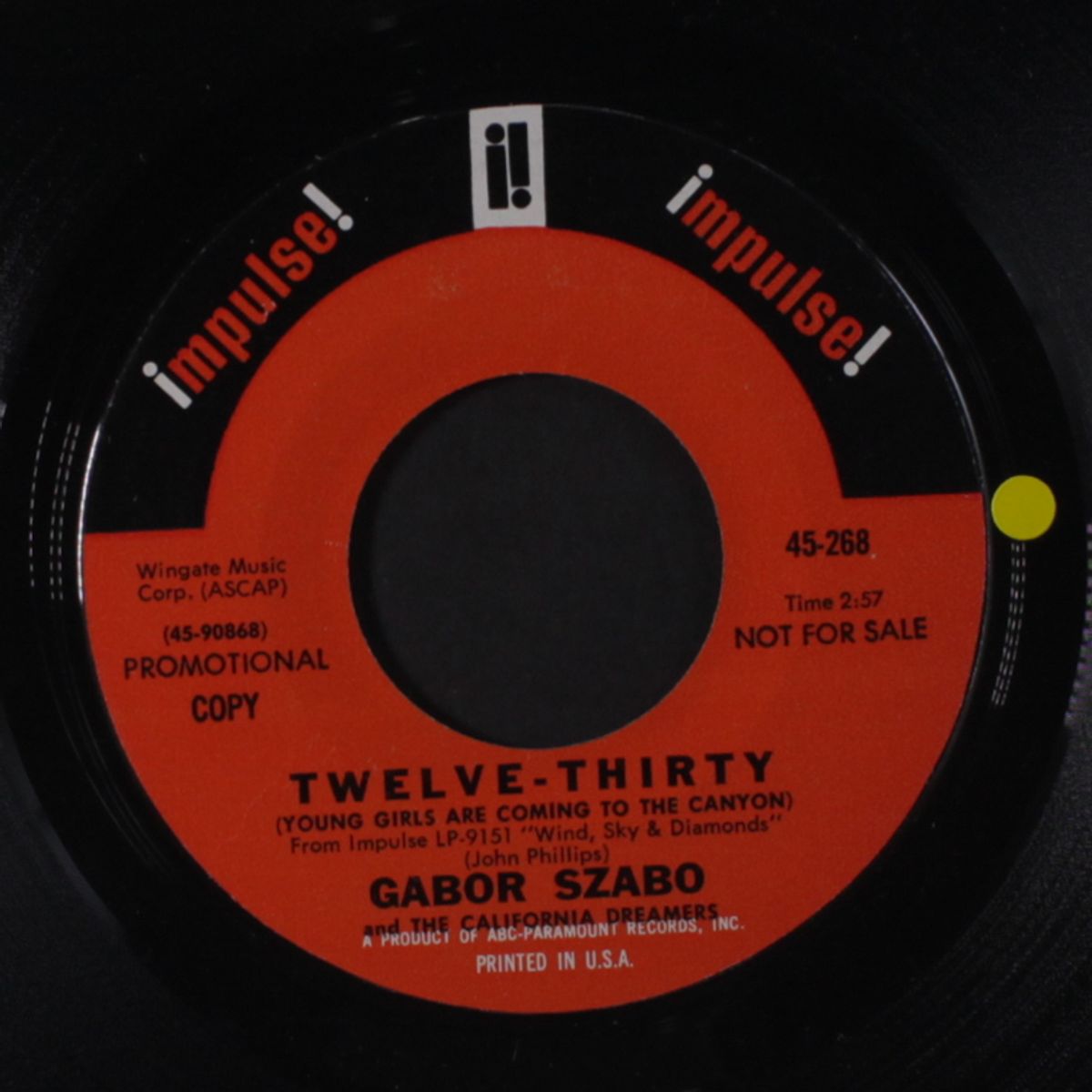 12:30 (young girls are coming to the canyon) / saigon bride by GABOR SZABO & CALIFORNIA DREAMERS