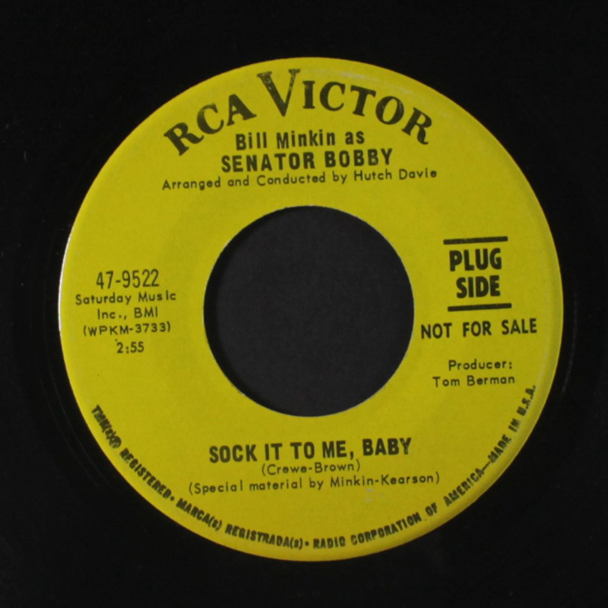 sock it to me, baby / sock it to me bobby by SENATOR BOBBY