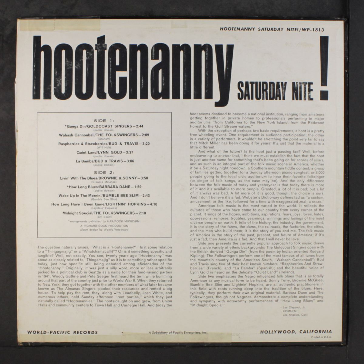 hootenanny saturday nite! by VARIOUS