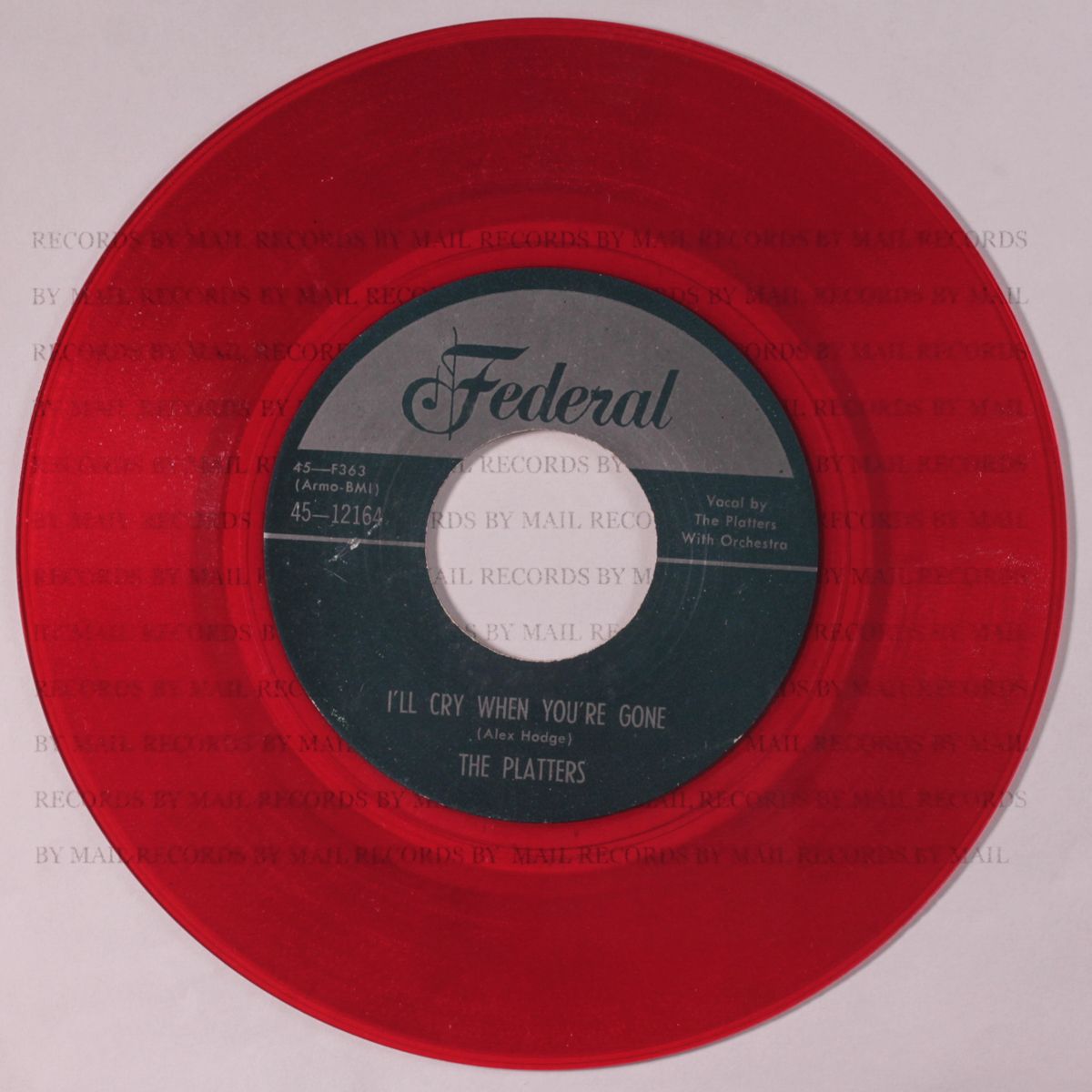 i'll cry when you're gone by PLATTERS