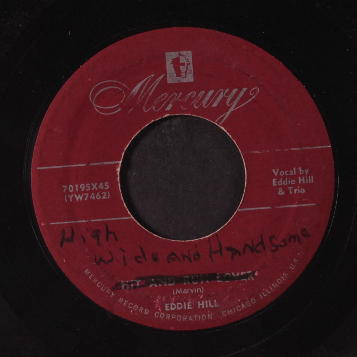 hit and run lover / high wide and handsome by EDDIE HILL