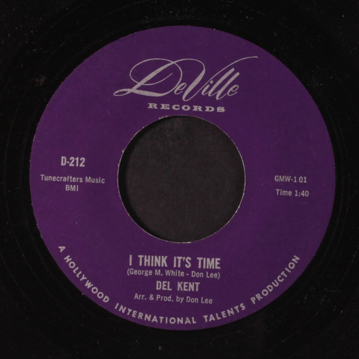 i think it's time / i feel so all alone by DEL KENT