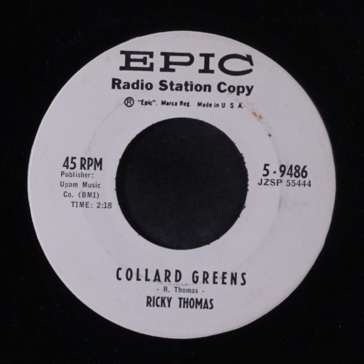 polar bear stomp / collard greens by RICKY THOMAS