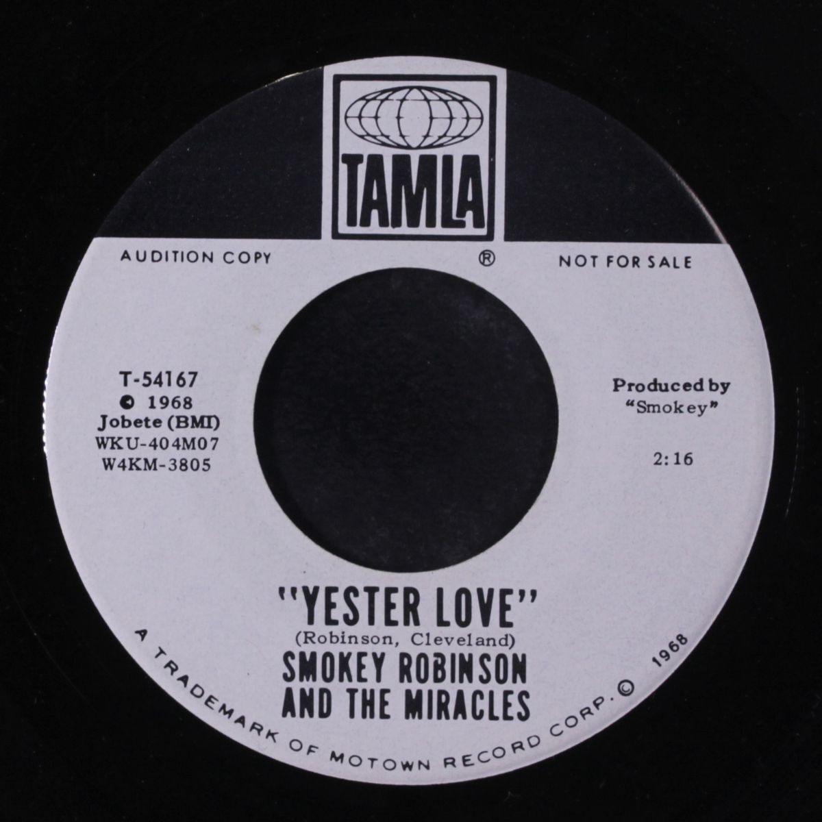 yester love / same by SMOKEY ROBINSON & MIRACLES