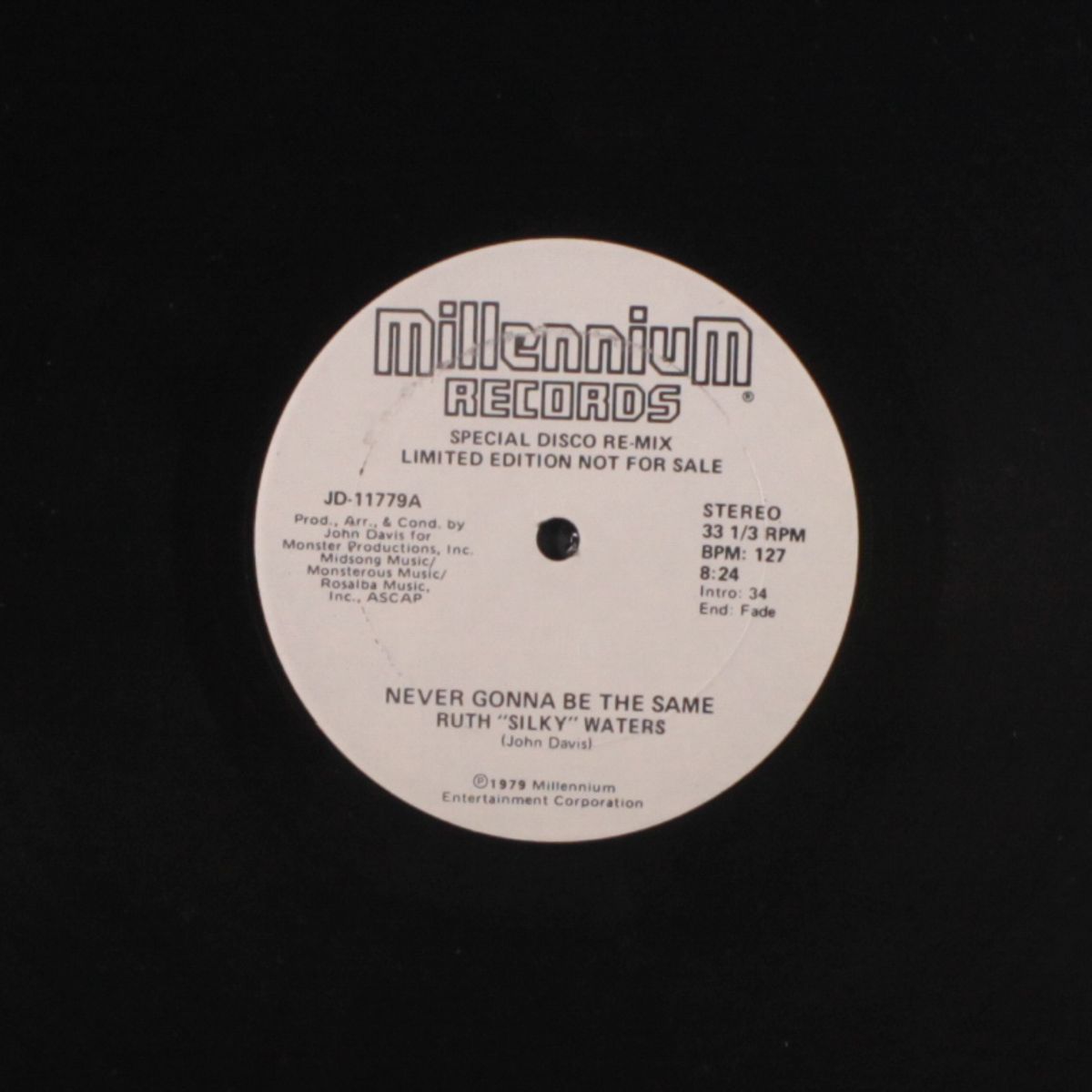 never gonna be the same / same by RUTH "SILKY" WATERS