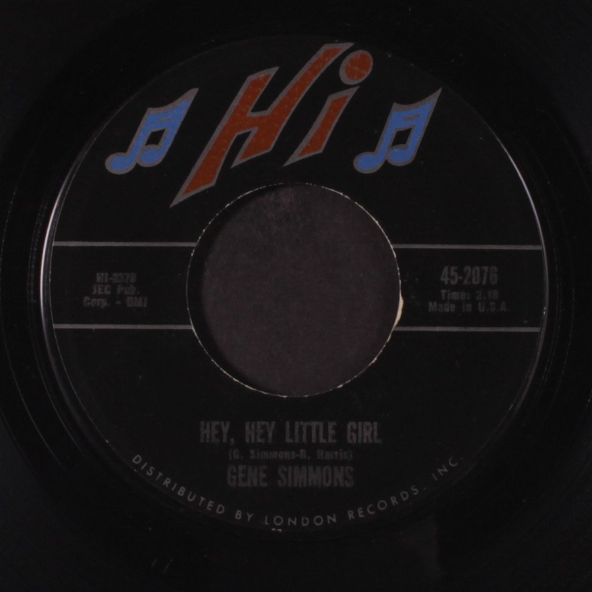 haunted house / hey, hey little girl by JUMPIN' GENE SIMMONS