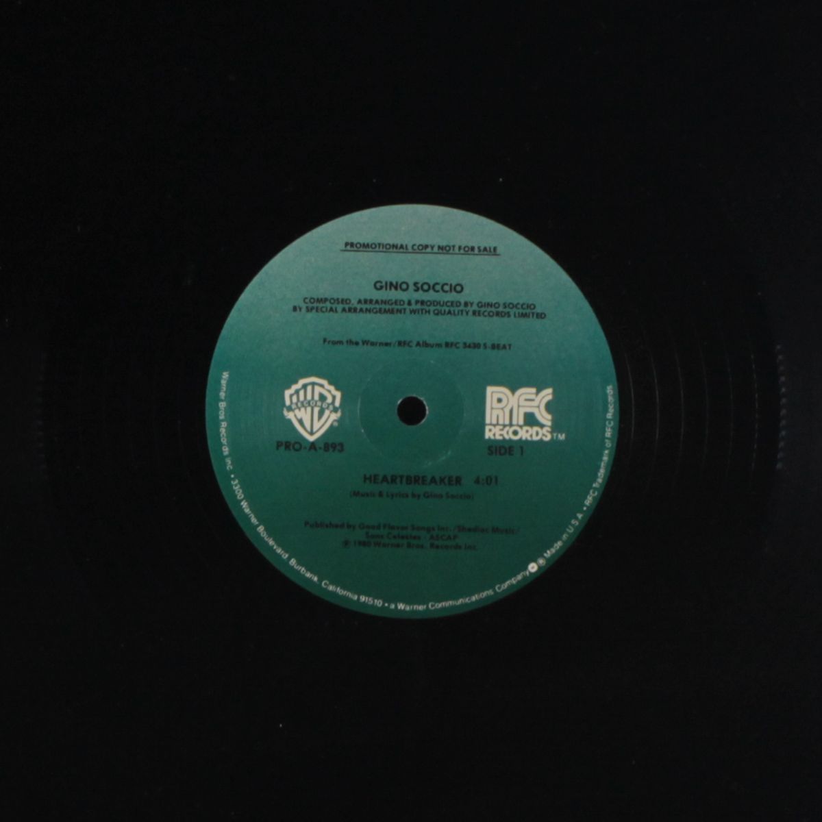 heartbreaker / rhythm of the world by GINO SOCCIO