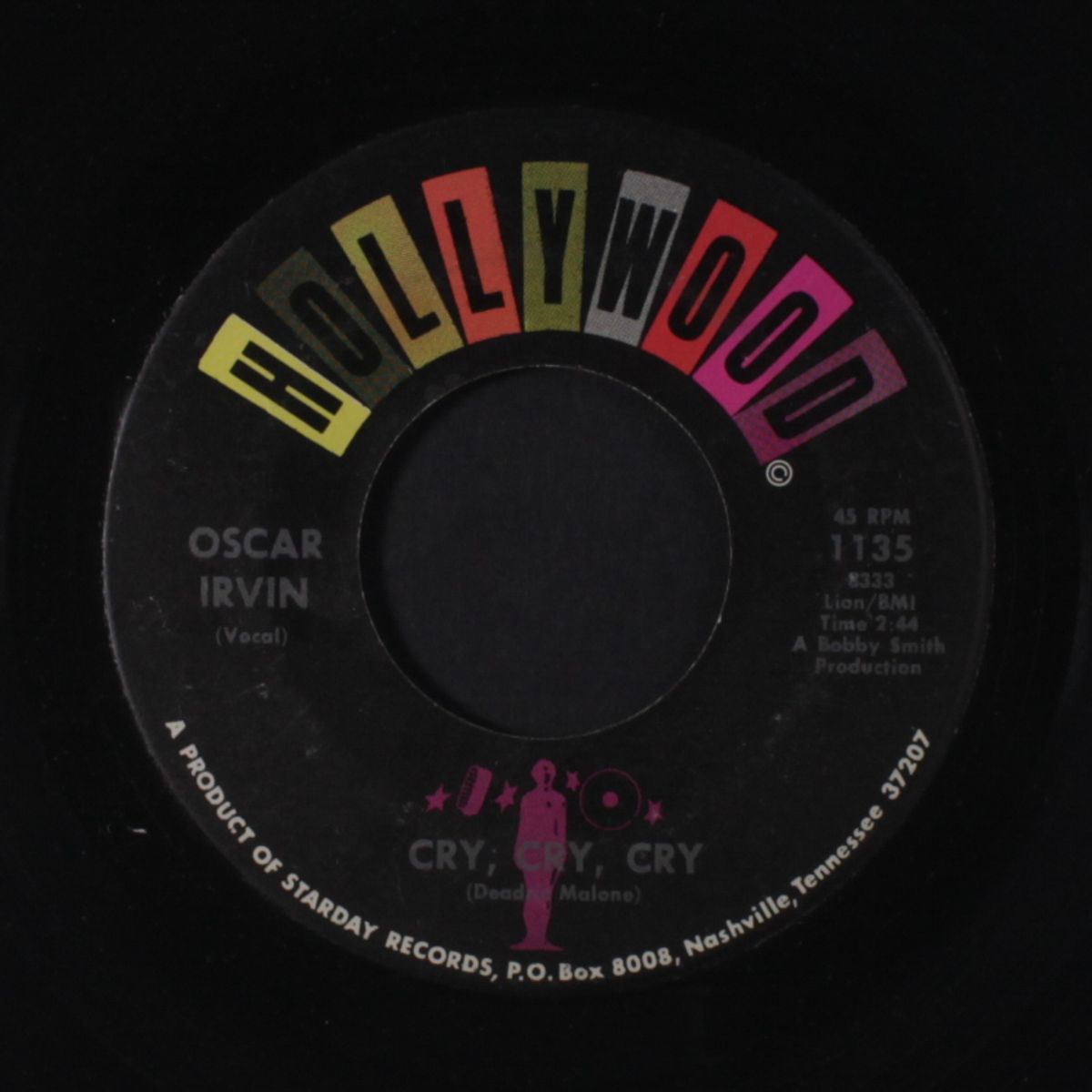 one of these days / cry, cry, cry by OSCAR IRVIN