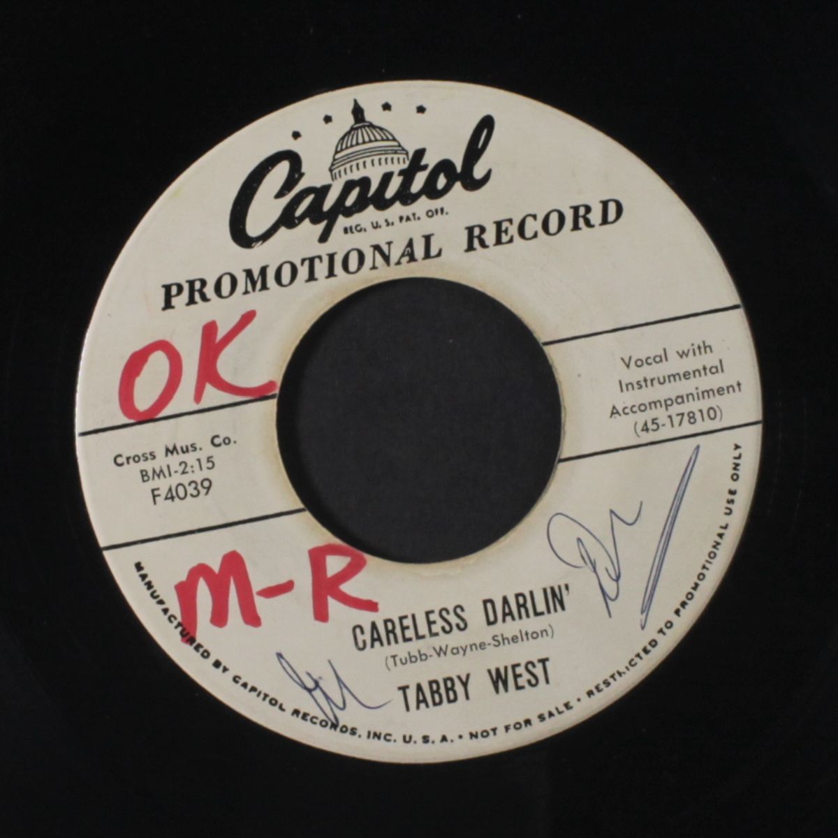 i can't stop lovin' you / careless darlin' by TABBY WEST