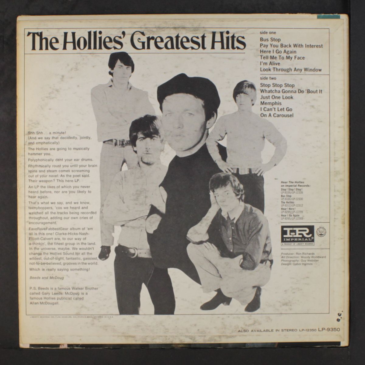greatest hits by HOLLIES