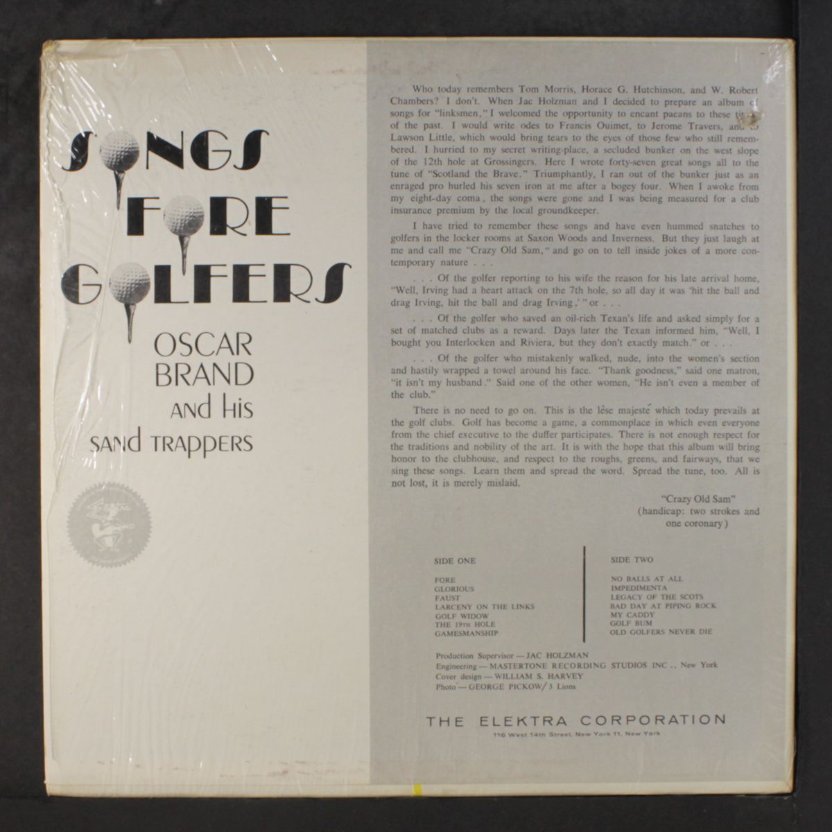 songs fore golfers by OSCAR BRAND