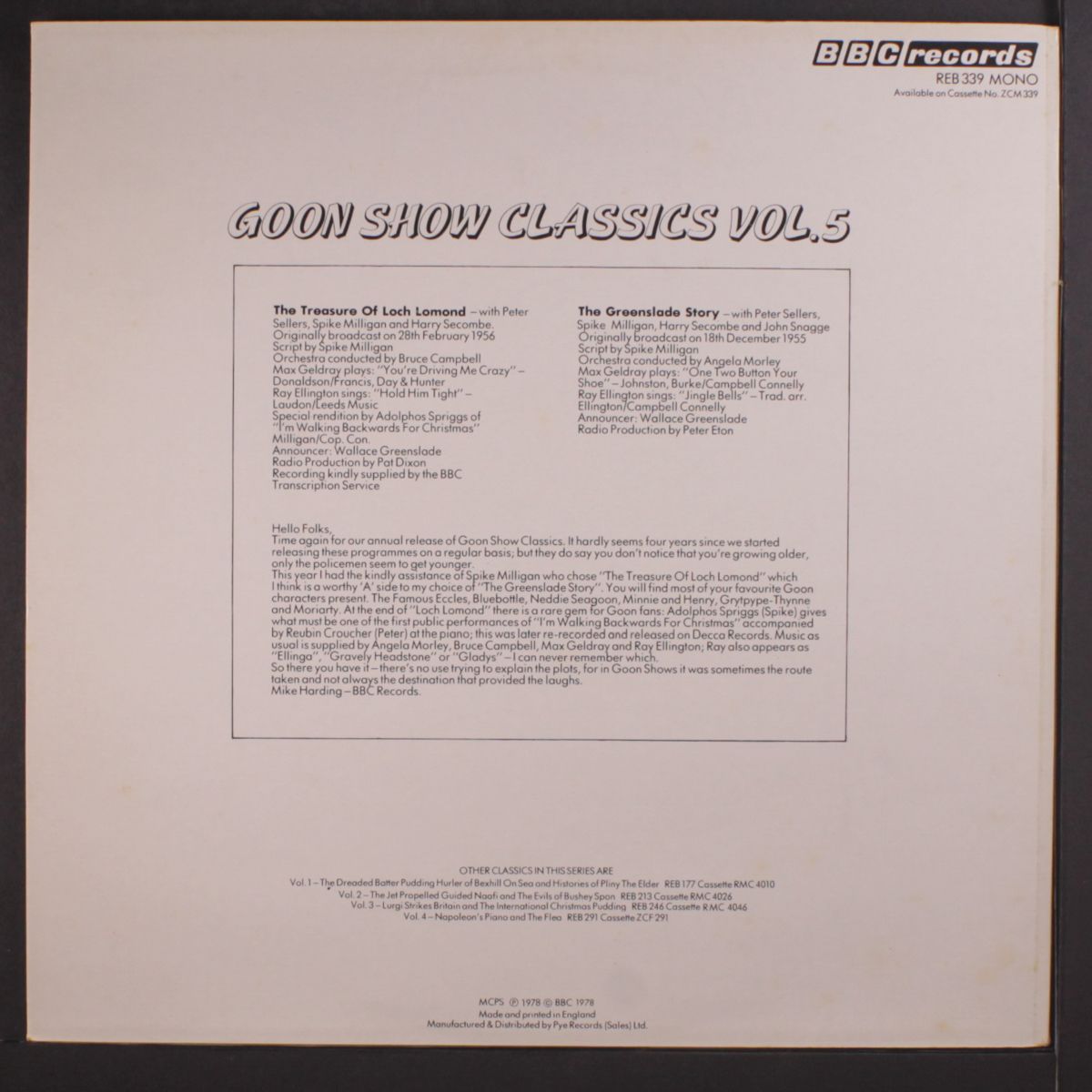 goon show classics vol. 5 by GOON SHOW