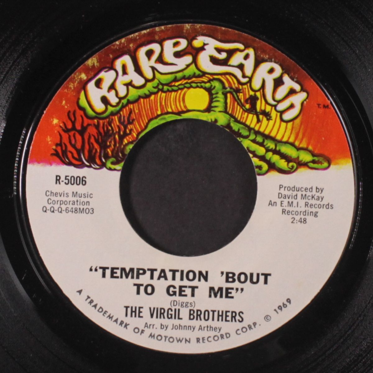 temptation 'bout to get me / look away by VIRGIL BROTHERS