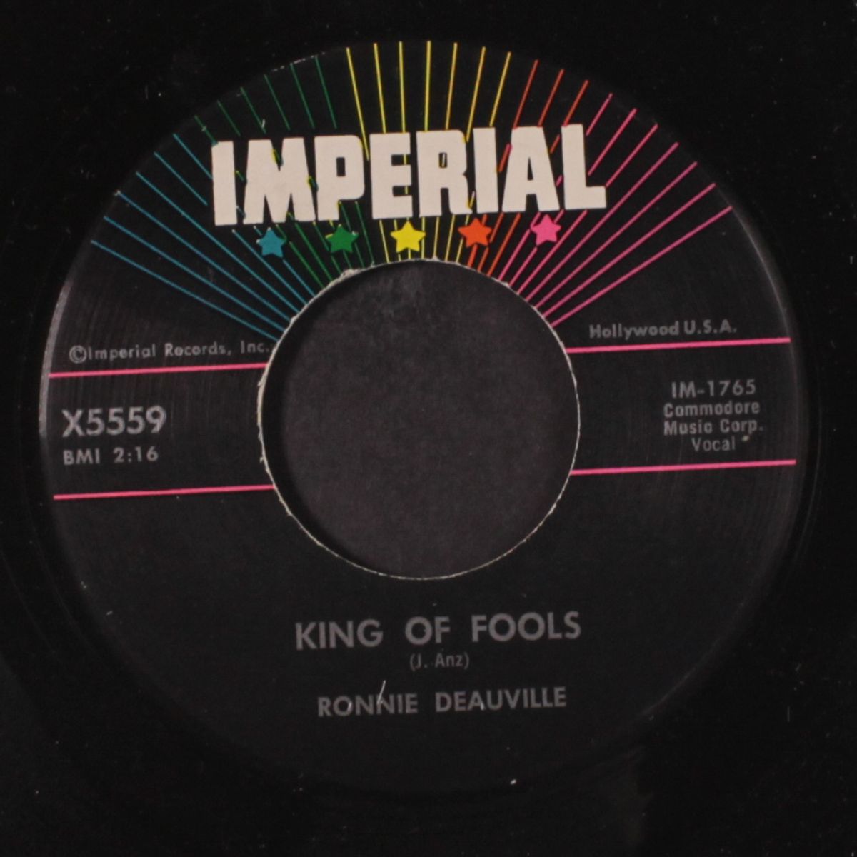 king of fools by RONNIE DEAUVILLE