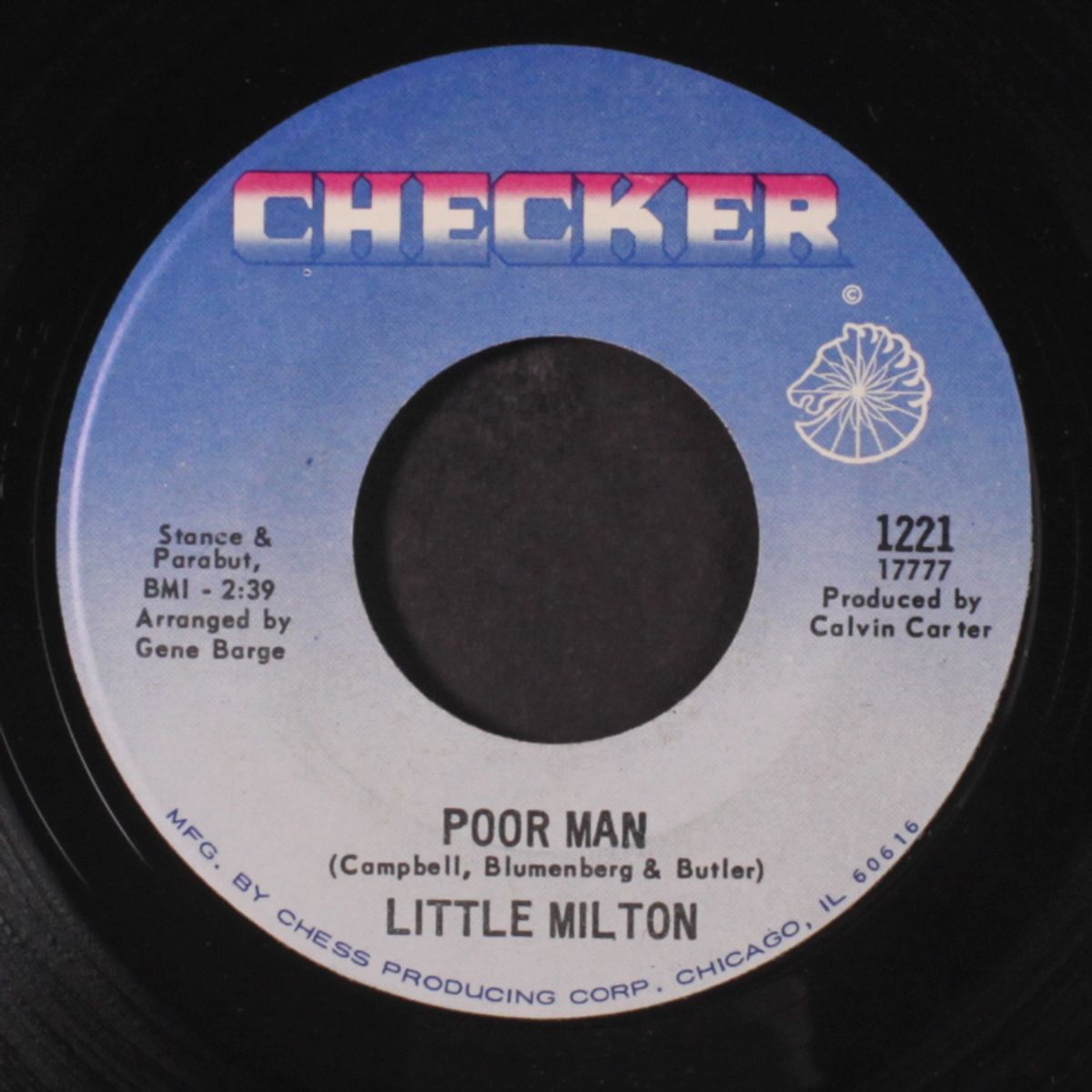 so blue (without you) / poor man by LITTLE MILTON