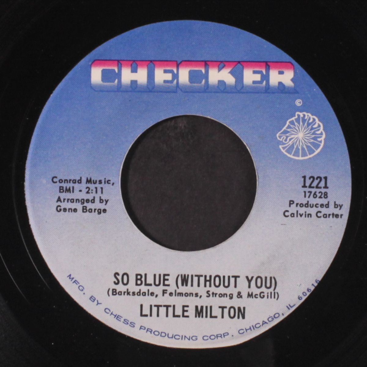 so blue (without you) / poor man by LITTLE MILTON