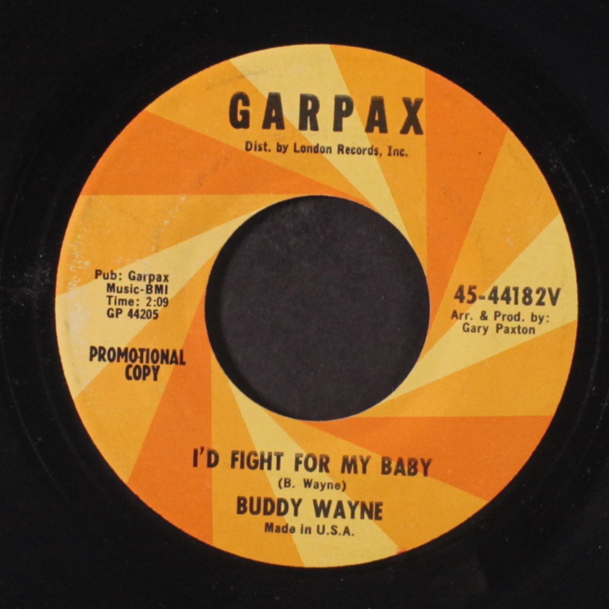 i'd fight for my baby by BUDDY WAYNE