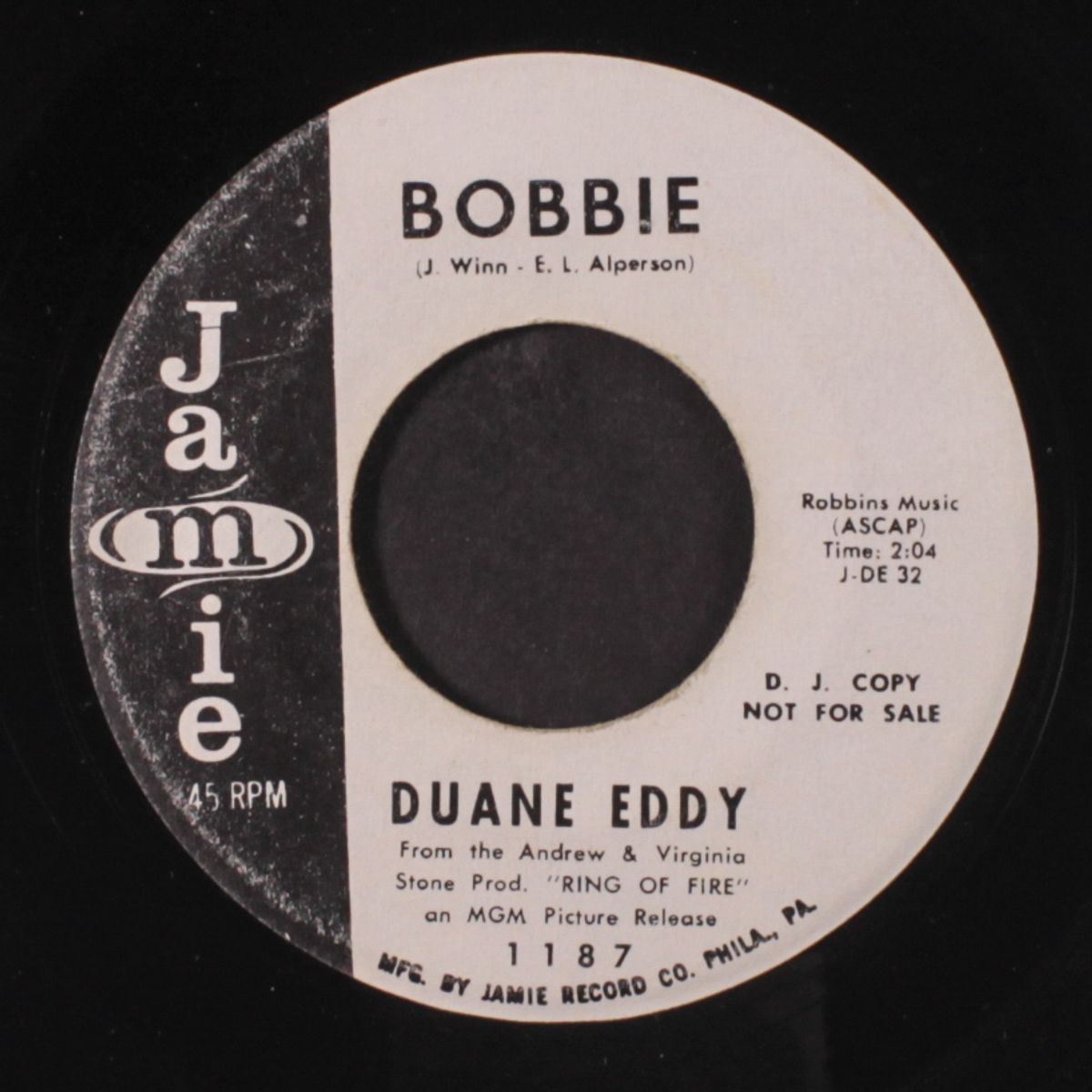 ring of fire / bobbie by DUANE EDDY