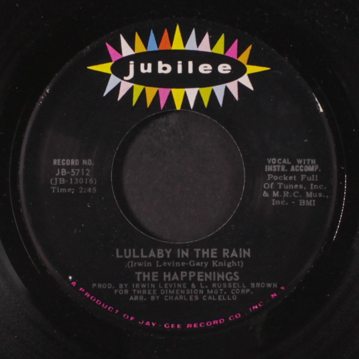 lullaby in the rain / i wish you could know me by HAPPENINGS