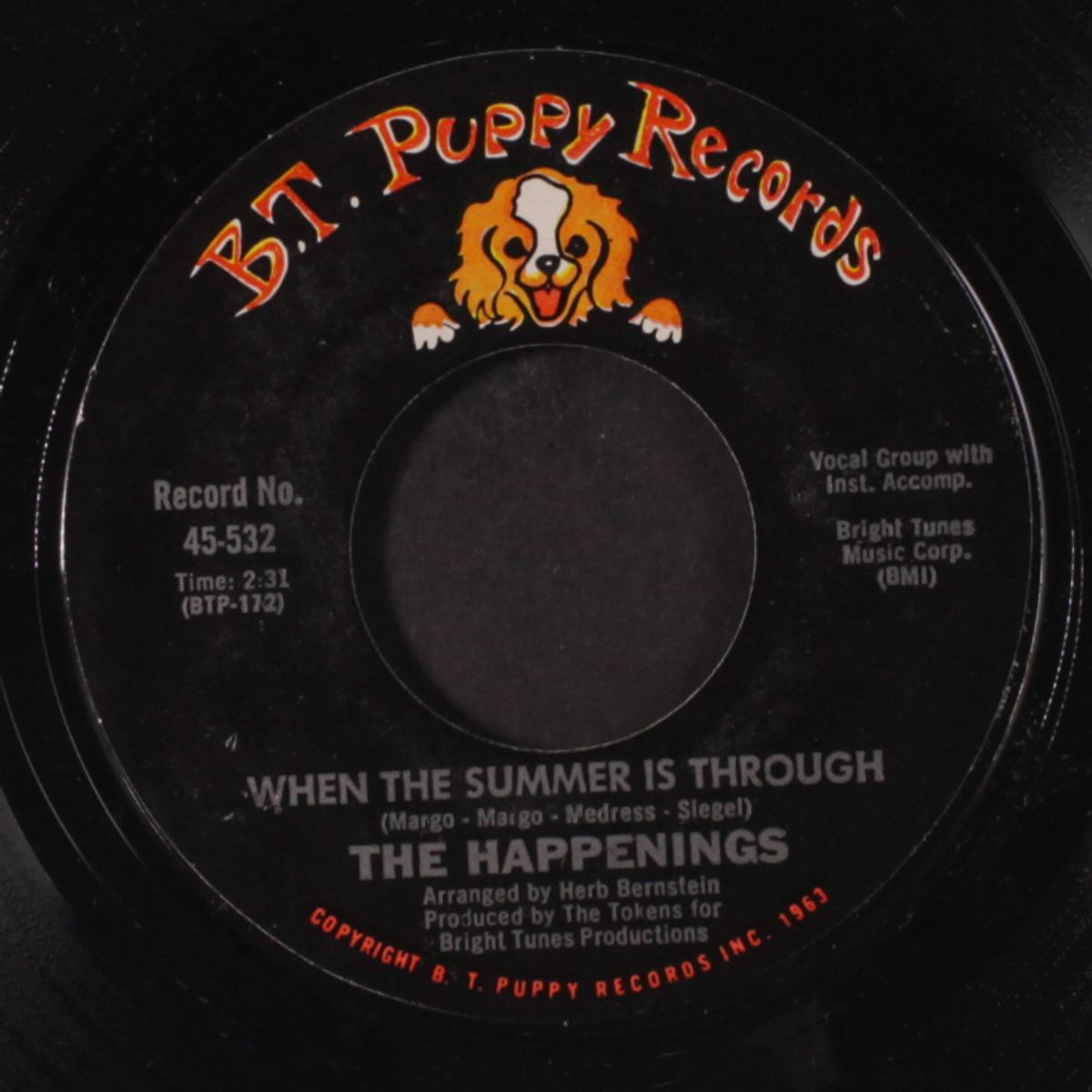why do fools fall in love / when the summer is through by HAPPENINGS