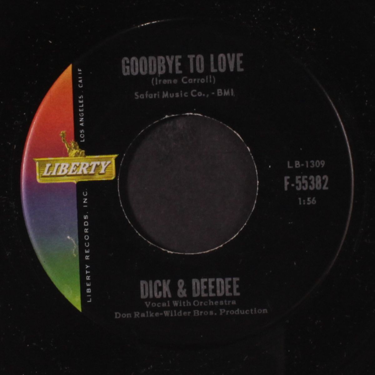 goodbye to love / swing low by DICK & DEEDEE