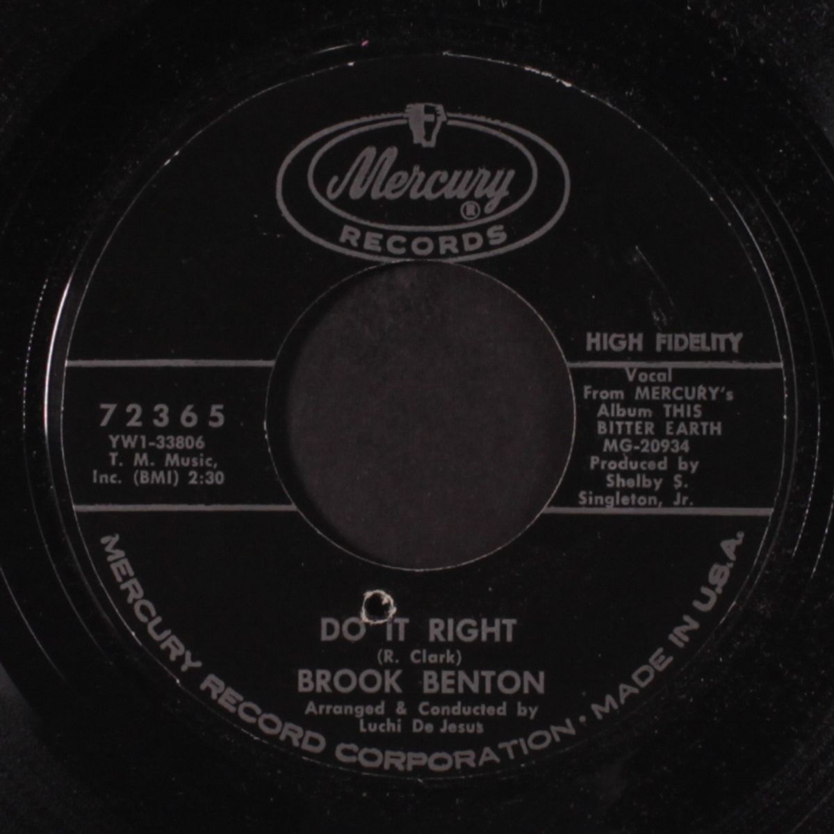 do it right / please, please make it easy by BROOK BENTON
