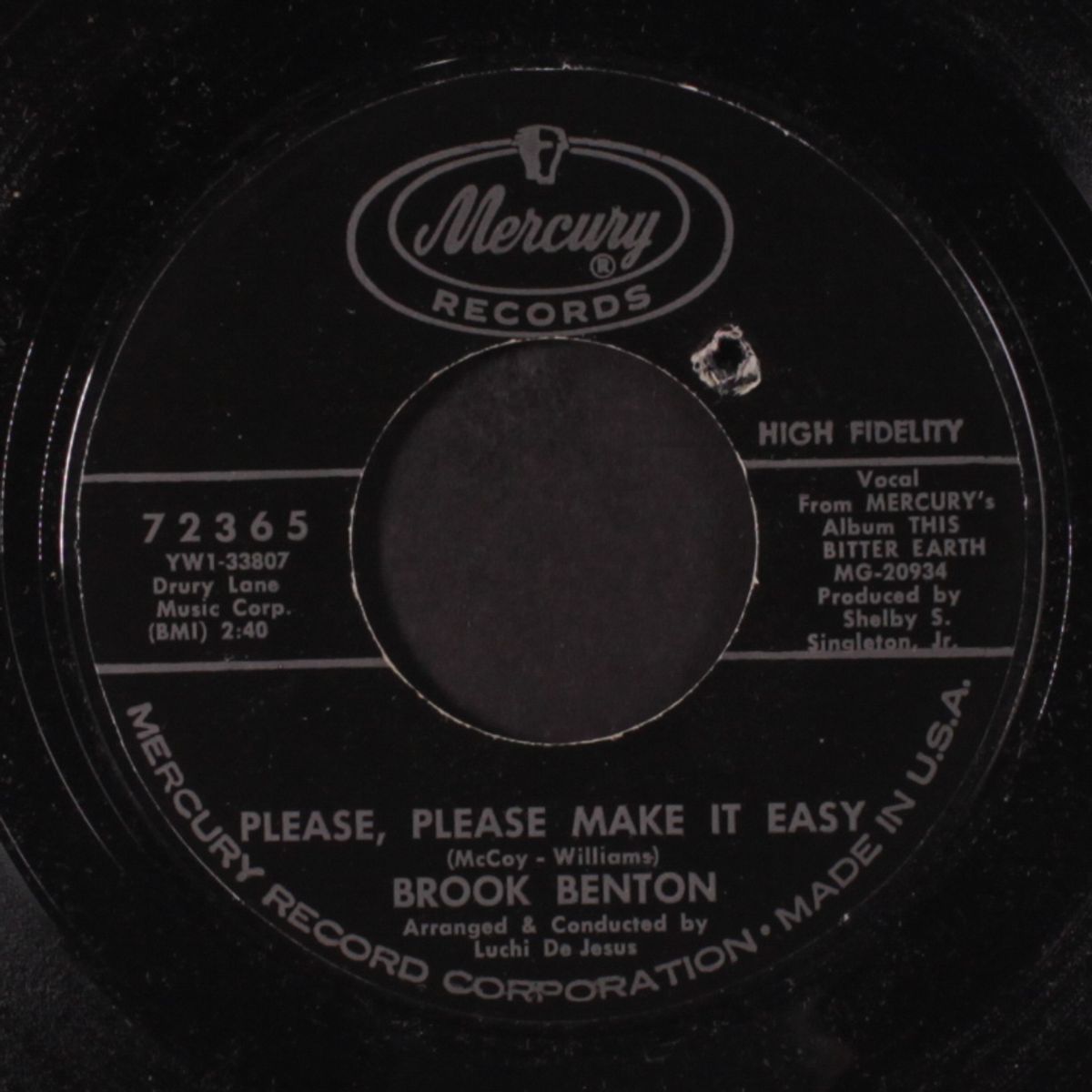 do it right / please, please make it easy by BROOK BENTON