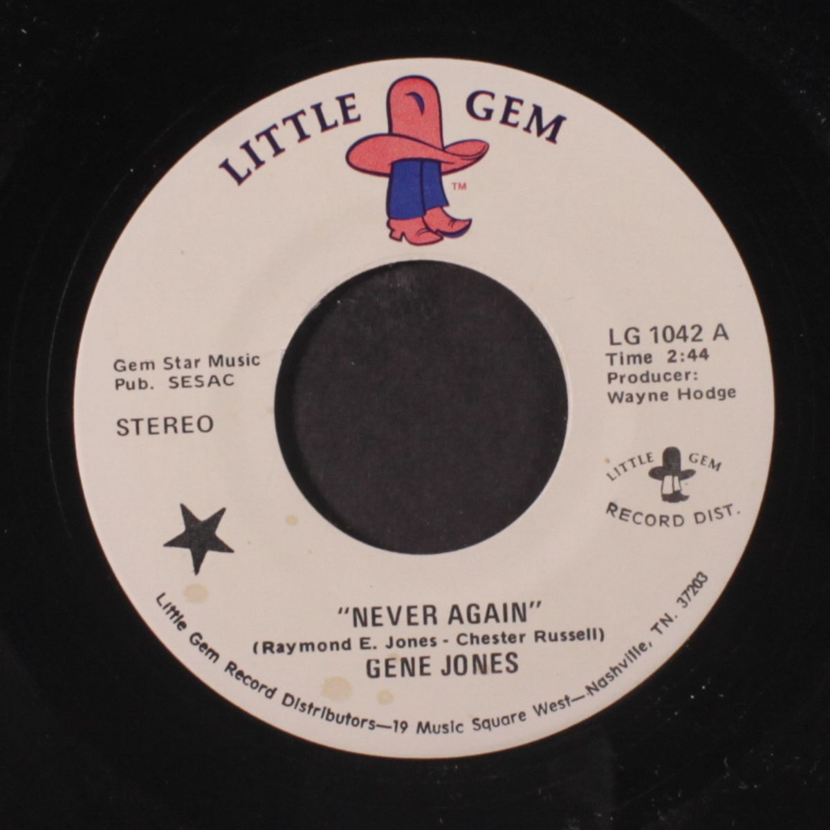 never again / fools hall of fame by GENE JONES