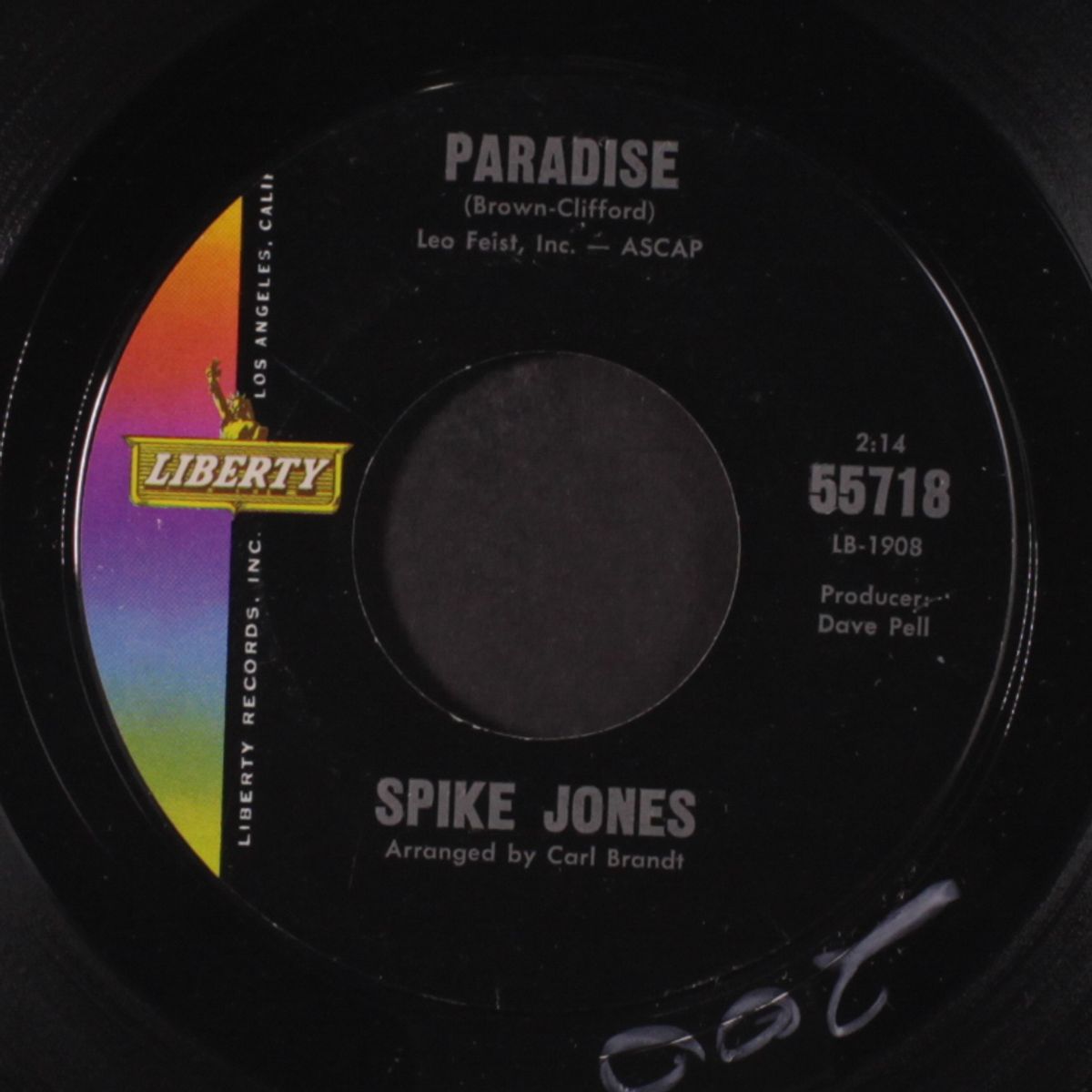 paradise / mood for love by SPIKE JONES