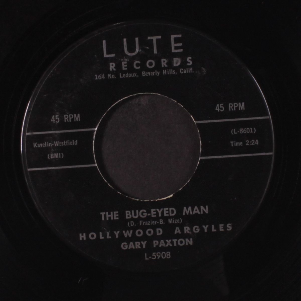 bug-eye by HOLLYWOOD ARGYLES & GARY (FLIP) PAXTON