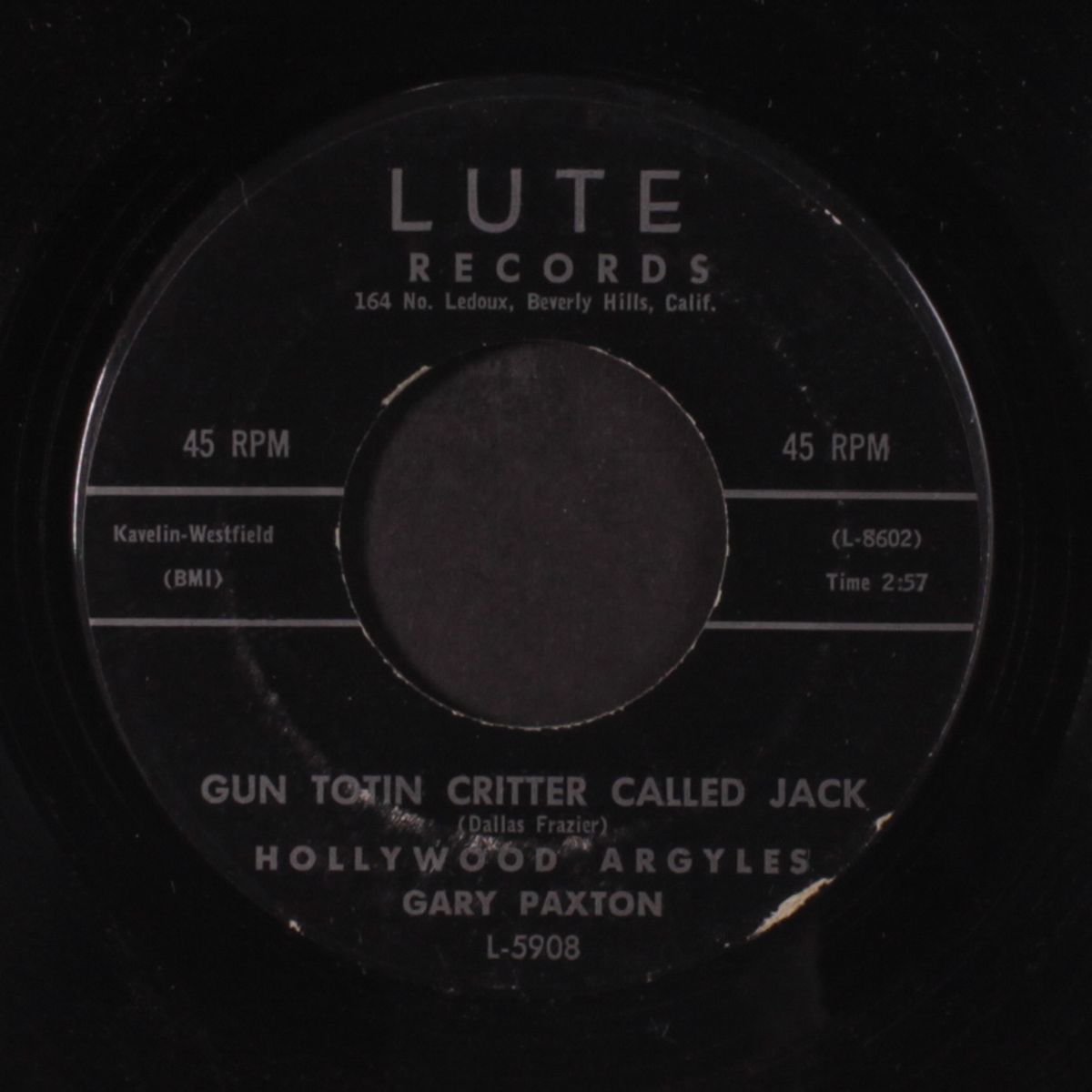 bug-eye by HOLLYWOOD ARGYLES & GARY (FLIP) PAXTON