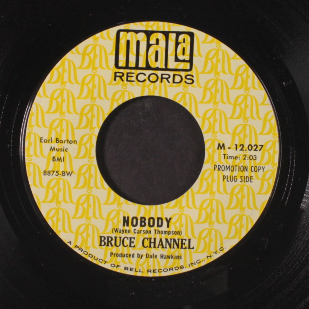 nobody / try me by BRUCE CHANNEL